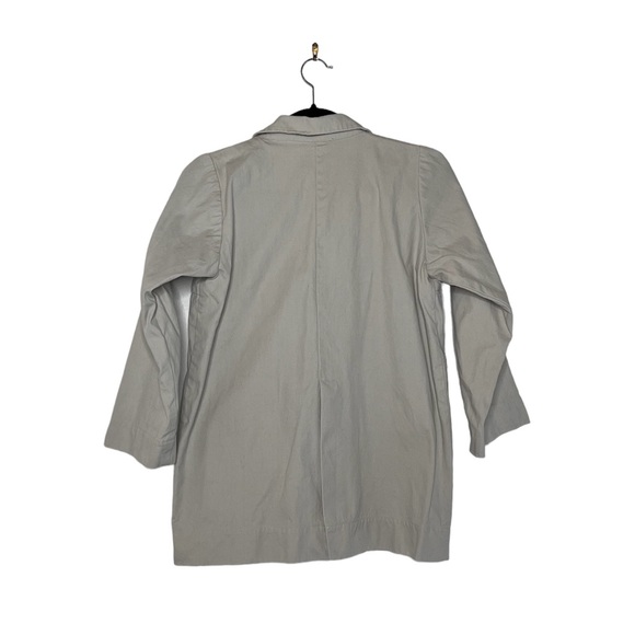 Ilana Kohn White Jacket with Brown Buttons - Picture 3 of 11